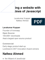 Pentesting A Website With Million Lines of Javascript by Lavakumar and Nafeez