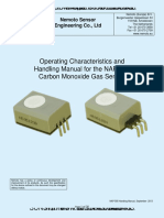 Operating Characteristics and Handling Manual For The NAP-505 Carbon Monoxide Gas Sensor