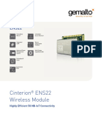 Cinterion Ens22 Wireless Module: Highly Efficient 5G Nb-Iot Connectivity