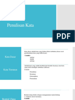 Penulisan Kata