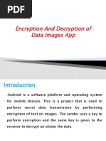 Encryption and Decryption of Data Images App