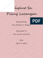 Filipino Sa Piling Larangan Week#2