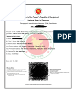 BD - NBR - Tin - Certificate Sample