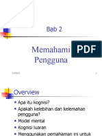 Bab 2 - Memahami Pengguna (Users) - Interaksi Manusia Dan Komputer