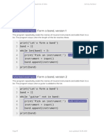 Worked Example .: Form A Band, Version 1