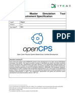 D2.1. OPENCPS - FMI Master Simulation Tool Requirement Specification