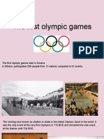 First Olympic Games