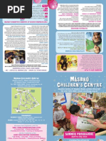 Download Masbro Centre 2011 Summer Programme by Masbro Centre SN54062901 doc pdf