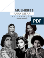 14 Mulheres para Citar Na Redacao