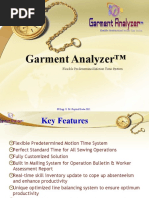 Garment Analyzer™: Flexible Predetermined Motion Time System