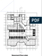 Basement Floor Plan: A B C D E F