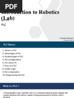 Introduction To Robotics (Lab) : K. Menaka Thathsarana