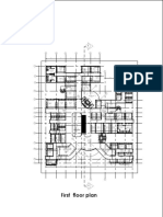 First Floor Plan: A B C D E F