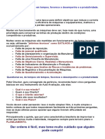 Questionar-Se de Tempos em Tempos, Favorece o Desempenho e A Produtividade