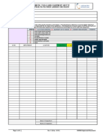 Machinery, Tools and Equipment Safety Ohs-Pr-02-10-F16 Fixed Ladder Checklist