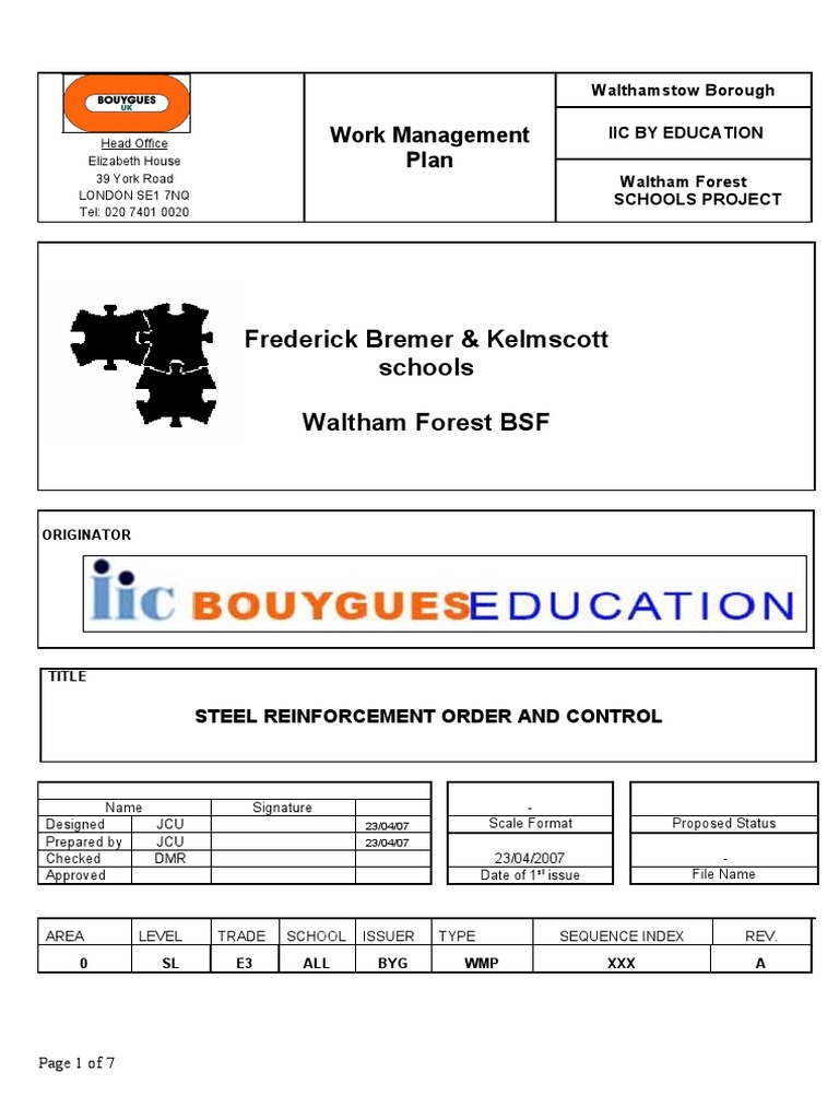 Steel Reinforcement Ordering Guide | PDF | Specification (Technical ...