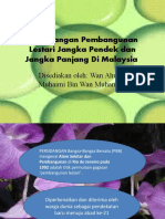 Perancangan Pembangunan Lestari Jangka Pendek Dan Jangka Panjang