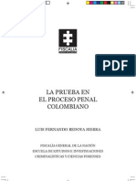 La Prueba en El Proceso Penal Colombiano