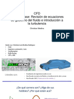 1 Revisión de Ecuaciones de Gobierno Del Fluido e Introducción A La Turbulencia