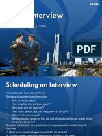 10th Meeting - A Job Interview
