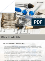 Coins With Financial Statement PowerPoint Templates Standard