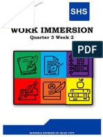 Work Immersion QTR 3 WK 2