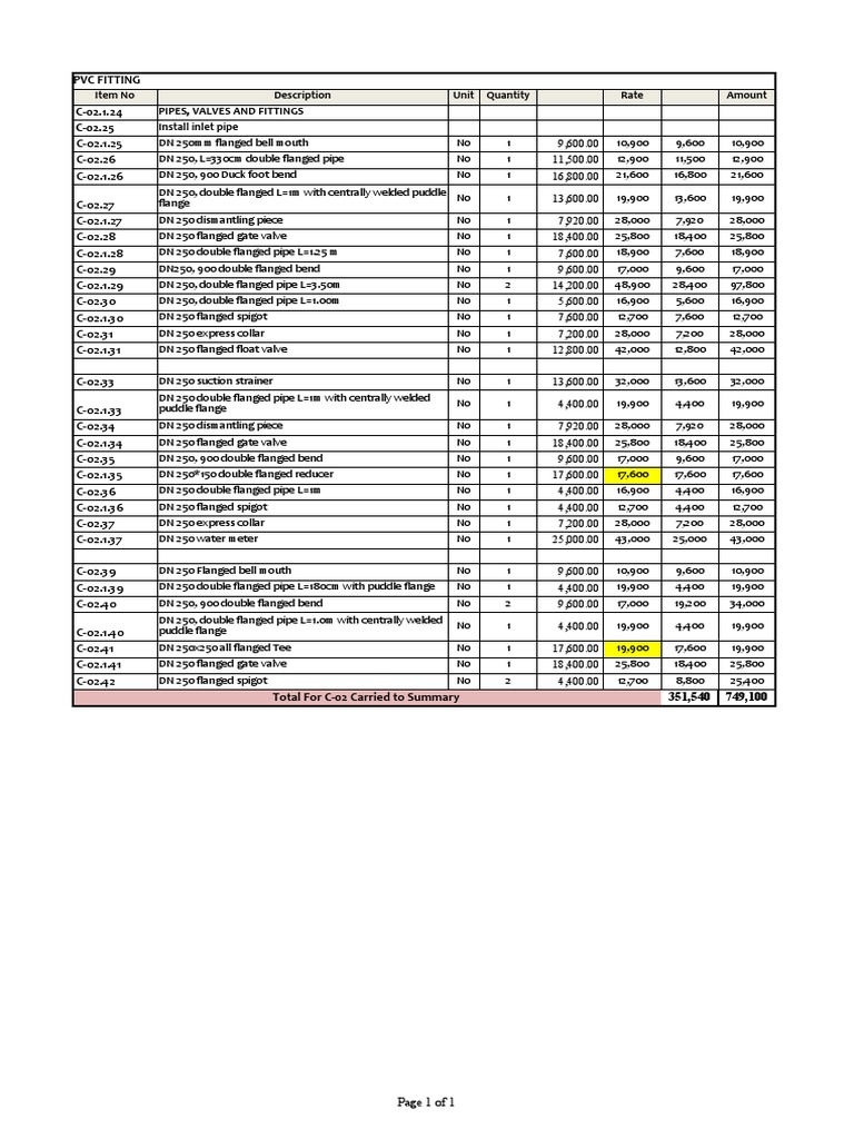 Fitting PVC | PDF | Pipe (Fluid Conveyance) | Liquids