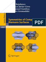 Epdf.pub Symmetries of Compact Riemann Surfaces