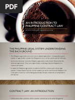 An Introduction To Philippine Contract Law: Anthony Raymond A. Goquingco, J.D., LL.M