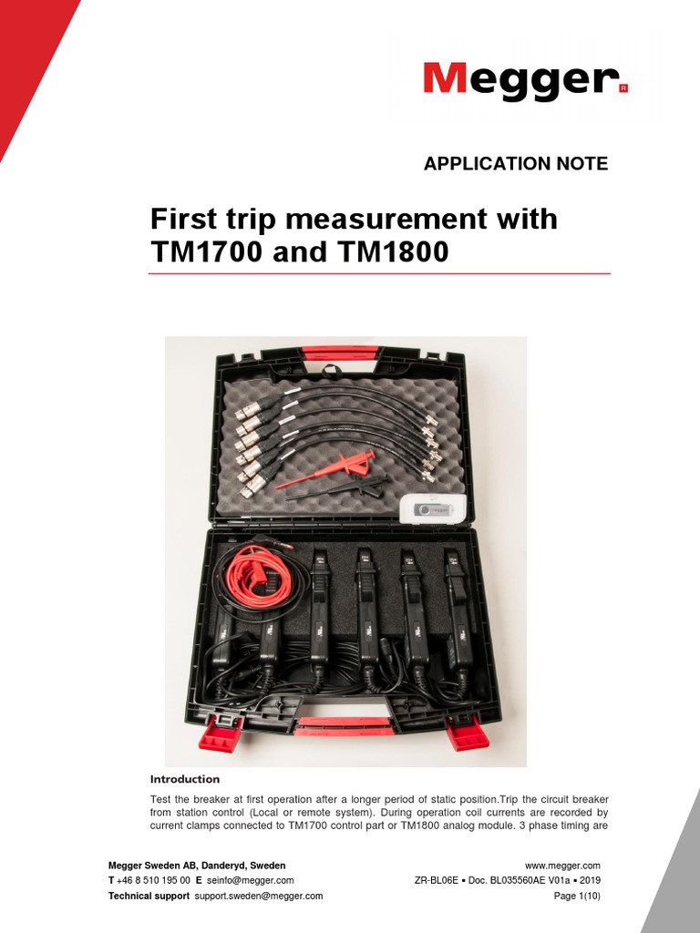 Documenting the Behavior and Performance of a Circuit Breaker During