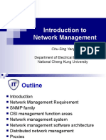 Introduction To Network Management: Department of Electrical Engineering National Cheng Kung University