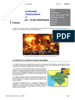 Explosion Suivie D'incendie Dans Un Dépôt D'hydrocarbures Le 7 Octobre 1991