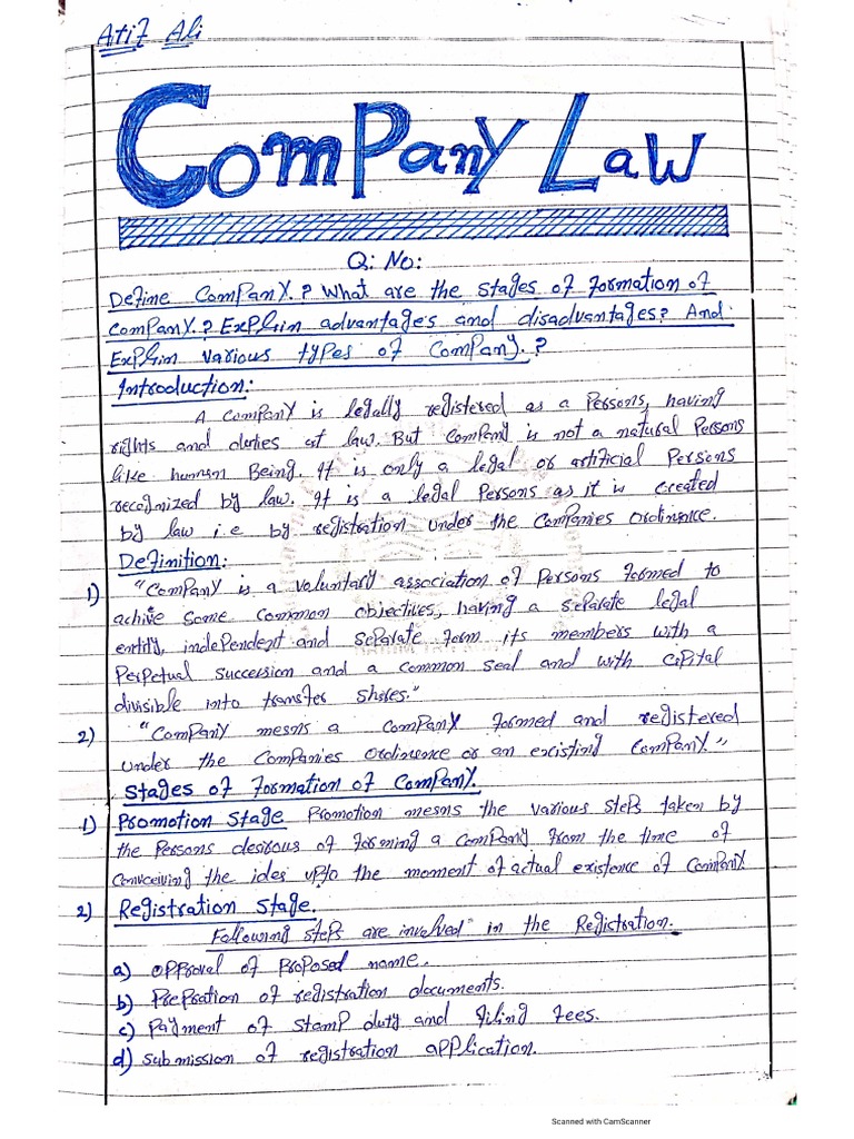 important-question-company-law-pdf