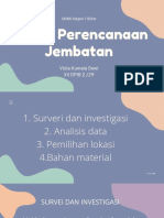 Tahap Perencanaan Jembatan