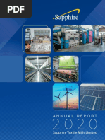 Annual Report: Sapphire Textile Mills Limited