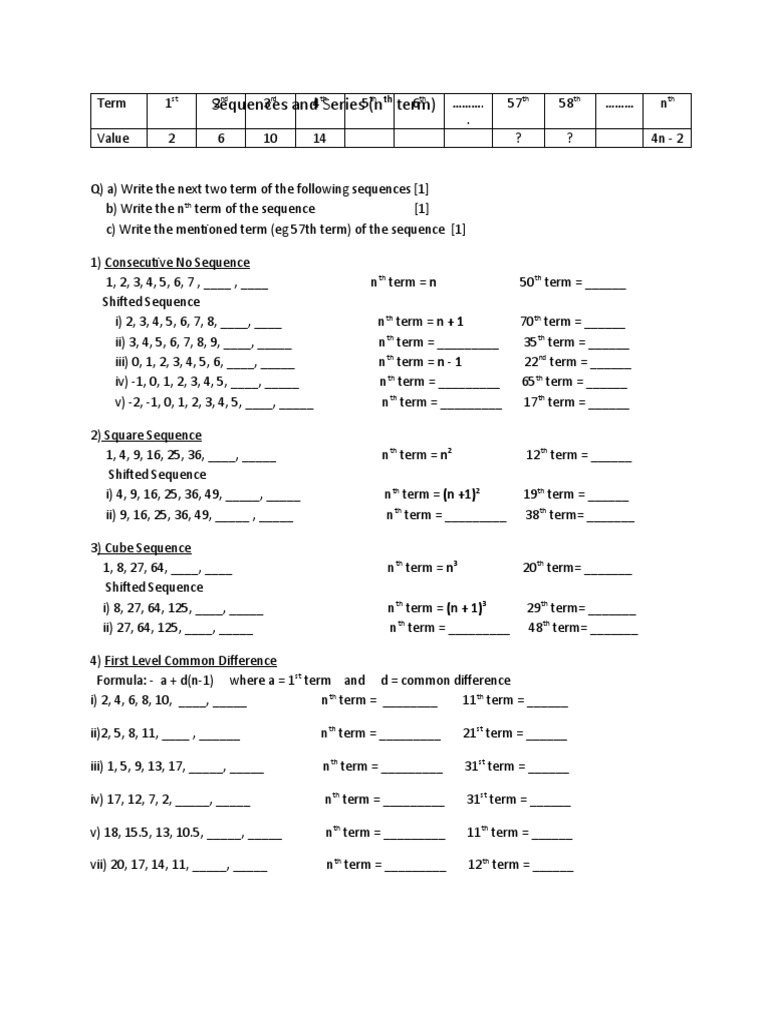 Sequences and Series (17 To 2005) | PDF | Sequence | Mathematical Concepts