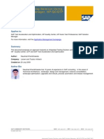 Integrated Testing Solution Using SAP Solution Manager, HP-QC - QTP and SAP TAO