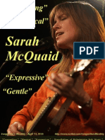 Songwriter's Monthly, April '11, #135 - Sarah McQuaid