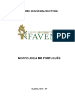 Apostila Morfologia Do Portugues Faveni