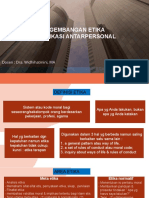 Pertemuan 14 - Pengembangan Etika Komunikasi Antar Personal