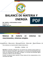 Balance de Materia en Sistemas No Reaccionantes, Sistemas Simples