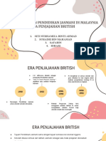 Perkembangan Pendidikan Jasmani Di Malaysia Era Penjajahan British