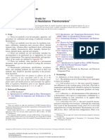 Testing Industrial Resistance Thermometers: Standard Test Methods For