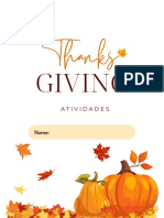 Thanksgiving atividades