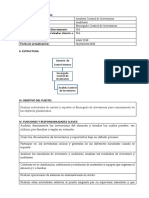 Analista Control de Inventario