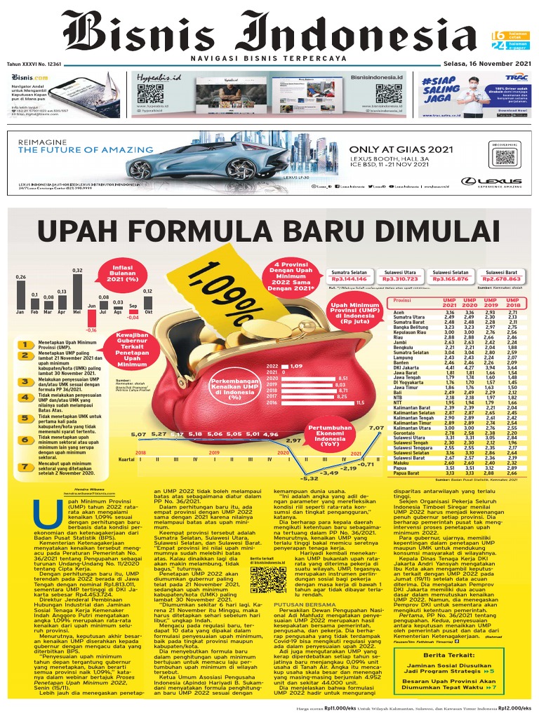 Bisnis Indonesia 16 Nov 2021 | PDF