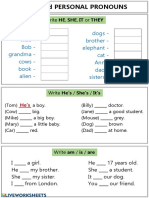 Personal Pronouns