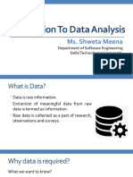 Data Analytics Introduction