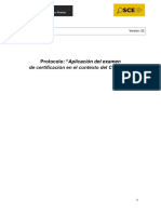 Protocolo para La Aplicación Del Examen de Certificación V02