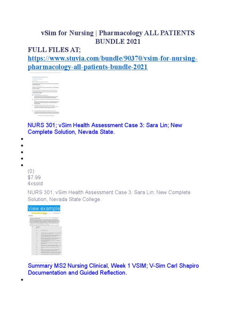 VSim For Nursing | PDF | Childbirth | Health Sciences